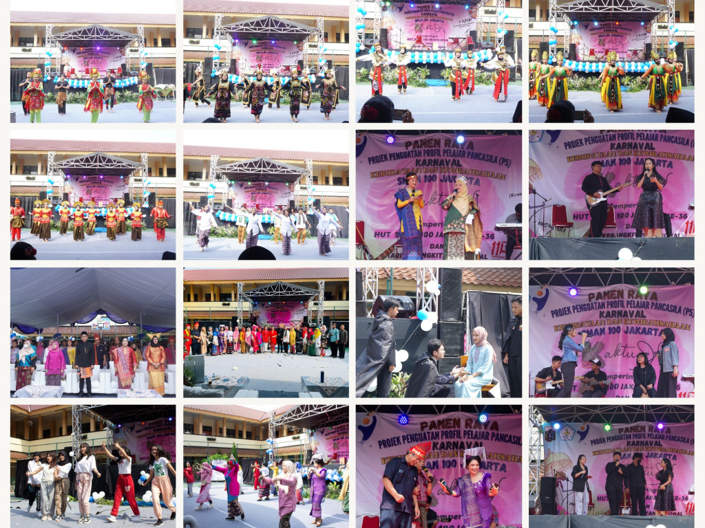 Event Panen Raya P5 & HUT SMAN 100 Jakarta Ke 36